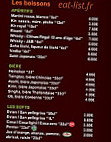 Xin Gainian menu