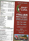 Baby Luna menu