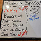 Shafer Saloon Grill menu