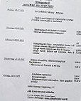 Gasthaus Schlupfwinkel menu
