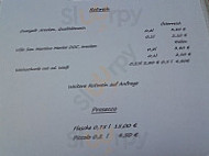 Oberstein menu