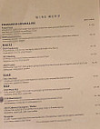 Beneduce Vineyards menu