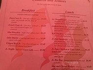 Plum Crazy Diner 2002 menu