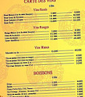 L'asie menu