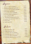 Arnsbachtalmühle menu