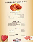 Ribeyes Steakhouse Restuarant menu