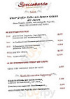 Und Gästehaus Spinne menu