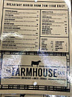 The Farmhouse Cafe menu