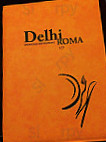 Delhi-Roma menu