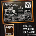 Zoga menu