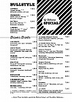 La Habana menu