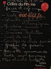Le Cazinoth menu