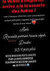 Brasserie Des Halles menu