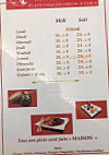 Le Grand Pekin menu