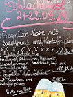 Gasthaus Waldsee Argenthal menu