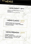 L'eveil Des Sens menu