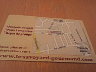 Le Savoyard Gourmand menu