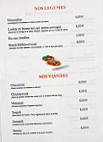 Le Bon Libanais menu
