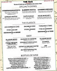 Calzolaio Pasta Co. menu