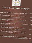 L'Odyssee Ronde menu