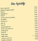 Le Fournil menu
