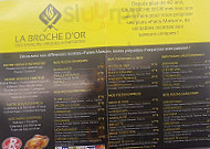 La Broche D'or Roxim menu