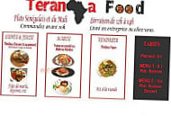 Téranga Food menu