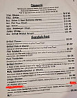Micheal J's Steakhouse menu