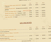 La Plancha menu