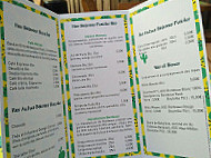 Pomme Cactus menu