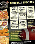Pat's Pizza Bistro Salem menu