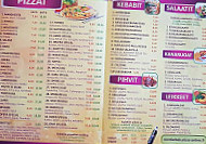 Euro Kebab menu