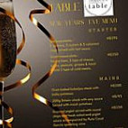 It Isabel's Table menu