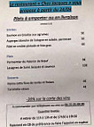 Chez Jacques menu