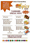 Bbq Spice Tandoori menu