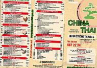 China Thai Wathlingen menu