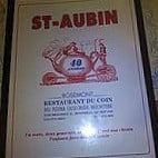 Restaurant St-Aubin menu