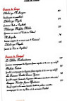 L'afrodisiac menu