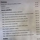 Pintovka menu
