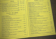 Isola Bella menu