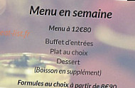 Le Relax menu