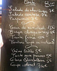 La Quincaillerie menu