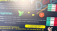 Very Good Pizza menu