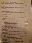 Liberty Burger menu