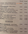 Le Moulin Gourmand menu