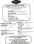 The Pepper Pot Cafe menu