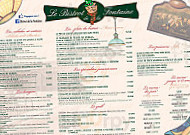 Le Bistrot de la Fontaine menu