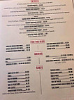 Bennett Restaurant Bar menu