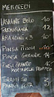 L'osteria menu