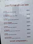 Lac'asa menu